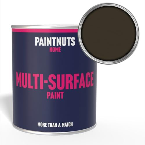 Paintnuts Multi-Surface Paint - RAL-6022 - OLIVE DRAB - 500ml Tin - Satin Finish