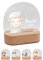 Bärenfreunde® - Personalisiertes Nachtlicht für Babys - Individuelle Nachttischlampe für Kinder - Personalisierte Geschenke Kinder - Babygeschenk - Geschenk zur Geburt (Schaf)