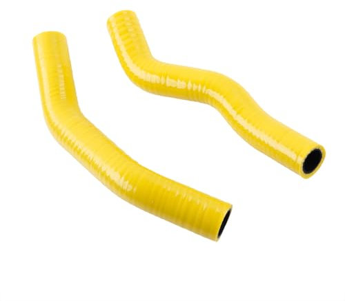 LUXERAD Manguera de silicona negra interior amarilla exterior 2009 – 2014 2010 2011 2012 2013 Suzuki Quadsport Z400 LTZ-400 silicona refrigerante manguera (amarillo)