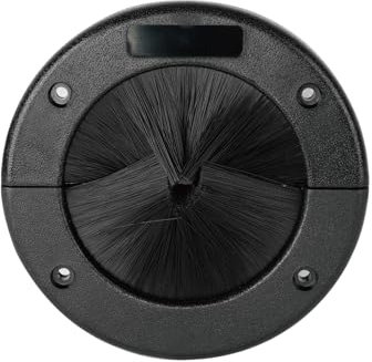 Tecmojo Raised Floor Cable Seal Brush Grommet 5.7” Large Round Brush Grommet, Airflow Management 1 Pack