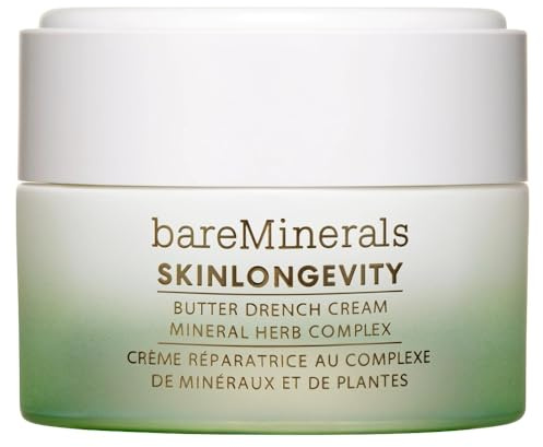 bareMinerals Butter Drench Restorative Rich Face Cream, Hydrating Face Lotion for Dry Skin, Boosts Moisture Retention, Soothes & Nourishes, Non-Comedogenic, Vegan
