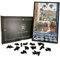 CLASSYMOKU Gecko Power Puzzle with Frame for Adults, Wooden Jigsaw Puzzles, Frame Included, Creative Gift, Home Decor for Personal Gallery, 150 Pieces (Mediterranean Retreat)