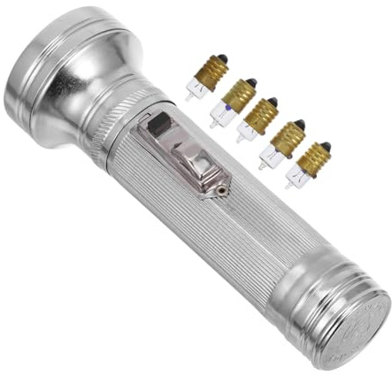 POPETPOP Vintage Flashlight Props Old-Fashioned Small Flashlight for Night Use for Beach and Sea Turtles