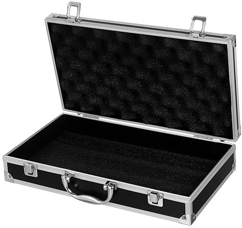 IWOWHERO Caja De Herramientas Portátil De Aleación De Aluminio Maletín Multifuncional Para Almacenamiento De Herramientas Medicamentos y Cosméticos