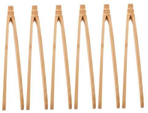 INOOMP Pinces en Bois 6 Pièces Pinces en Bois Éducatives pour Enfants Pinces en Bois Motricité Fine Comptage pour Enfants Petites Pinces