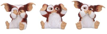 Nemesis Now Three Wise Gizmo – 8,2 cm große Gremlins-Figur aus Kunstharz – Dekoration für Bücherregale, Kaminsims oder Schreibtische – Gremlins Merchandise & Geschenke für Fans