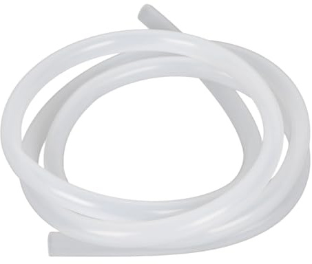 Tuyau flexible en silicone de 10 m, tuyau d'aspiration, eau et air pour transmission de pompe (ID 8 mm x diamètre extérieur 12 mm)