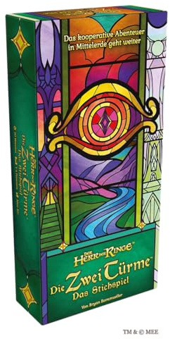 Asmodee, Der Herr der Ringe: Die Zwei Türme – Das Stichspiel, Familienspiel | Kooperatives Stichspiel im Der Herr der Ringe-Universum für 1-4 Spieler, 20 Minuten, Gesellschaftsspiel ab 10 Jahren, Deutsch