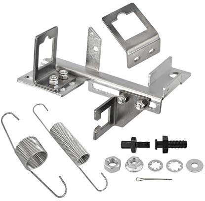 BuliBoao 9218 TH-350 Throttle & Kick down Cable Bracket Kit w/Springs & Linkage Studs Kit Fits for Holley Edelbrock Chevy 1977-up