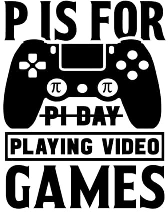 Schriftaufkleber P steht für Videospiele spielen 64x81.9cm Glasaufkleber Schwarz