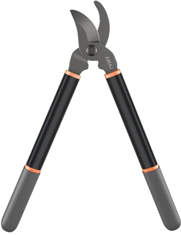 AIRAJ Forbici da potatura da 42,5 cm | Forbici da potatura Bypass | Forbici da giardino | Taglia senza sforzo rami (max. 4 cm) | Lame in acciaio resistenti alla ruggine e affilate | Adatte per il