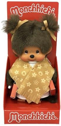 Sekiguchi Original Monchhichi Mädchen, ca. 20 cm