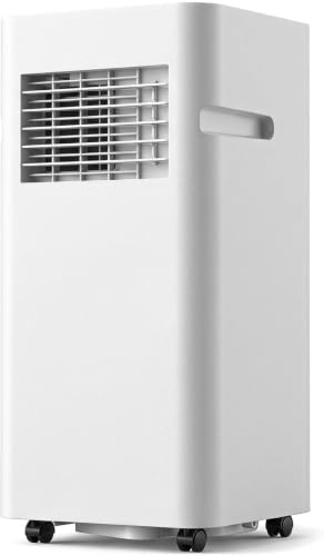 GIOFEOIK Condizionatore Portatile 10000 BTU con Deumidificatore e Ventilatore Oscillante 2 velocità, Telecomando e Timer Silenzioso per Camera da Letto, 10000 BTU, 10000 BTU