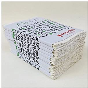 Handmade Recycled Paper. A4, 640gsm, 10 Sheets.