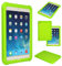 TECHGEAR Bumper Case fits Apple iPad Mini 3 2 1, Rugged Shock Proof Soft Silicone Protective Easy Grip Edge Protection Case + Screen Protector [Green] - Kids & School Friendly Case