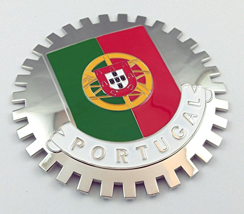 Badge de calandre Portugal pour voiture camion grille drapeau portugais