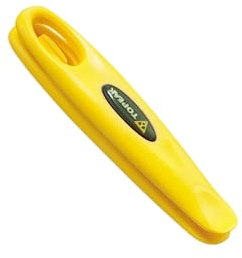 Topeak Gepäckträger Shuttle Lever 1.1 Fahrrad Reifenheber, Yellow/Black, 10.8 x 2.4 x 2.35 cm