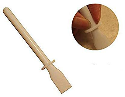 Preamer 2 Pcs Silicone Glue Smear Sticks Applicator Glue Spreader Tool Handmade DIY Leather Craft Tool