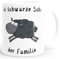 Kaffee-Tasse Das Schwarze Schaf der Familie MoonWorks® Happy weiß unisize