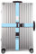 OW-Travel Kofferband Gurt Kreuz Schwerlast Personalisierter Koffergurt Kreuz mit Adressschild. Luggage Strap Gepäckgurt Koffer Gurt Kofferbänder Koffergurte Farbig Koffer Gurt Blau