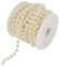 Perlenkette Deko, 10M 8mm Perlenband Perlenkette Girlande Kunstperlen Perlen für Home Party Perlenhochzeit Deko