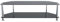 mahara Glass Corner TV Stand – Universal Black Glass TV Unit 140cm wide with Glass Shelf – TV Floor Stand Suitable for up to 65” TVs and Max Weight 60Kg