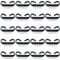 Nail Brush,20 Pieces Black Handle Nail Cleaning Brushes Fingernail Brushes Hand Wash Brush for Toes and Nails Cleaning (Black)