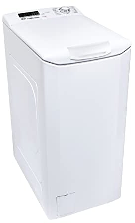 Hoover H-WASH 300 LITE H3T 265LE/1-37 Lavadora Carga Superior 6,5 KG, 1200 RPM, Display LED, One Touch, 16 Ciclos, 3 Máximo Cuidado, Ancho 40 CM, Asistente de Voz, Inicio Diferido 9H, 78 DB, Blanco