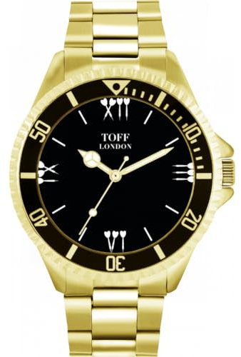 Toff London Darts Watch Unisex Custom Design 180 Punkte Flüge Drehbare Lünette 3ATM wasserdichte Damen 38mm Gehäuse 3atm Wasserdichtes Custom Designed Quarzwerk Luxus Luxus Modisch