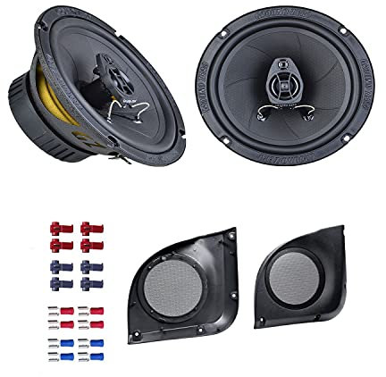 Ground Zero GZIF 6.5 Lautsprecher mit Einbauset passend für FIAT Punto (188) 1999-2007 Türen vorne 240 Watt 165mm 2 Wege Koax