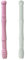 2 Stück Beißring Baby Beißröhrchen Baby, Silikon Beissring Baby BPA-frei beissröhrchen baby Baby Zahnungshilfe Natürliche Organische Beissring Unisex mit 1 Reinigungsbürsten （rosa + grün）