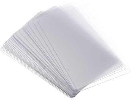 PATIKIL Plastic Opening Card 30pcs 0.26mm Ultra Thin Flexible Pry Opening Tool for LCD Screen Mobile Phone Repair