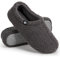 VeraCosy Damen Memory Foam Plüsch Hausschuhe Antirutsch Pantoffeln Mit Polarvlies-Futter, 40/41 EU Dunkelgrau