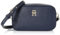 Tommy Hilfiger Damen Crossbody Bag Tasche Emblem Camera Bag Klein, Blau (Space Blue), Einheitsgröße