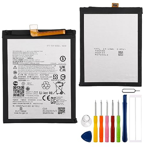 E-yiiviil Ersatzakku NE50 Kompatibel mit Moto G52 XT2221-1 with Tools
