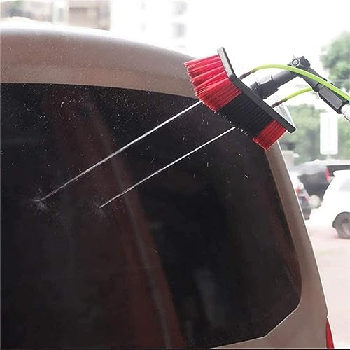 Lavaggio Caravan, Camion, Camper e Autobus, Autolavaggio, Spazzolone ad Acqua, for Pannelli Fotovoltaici e Solari, Spazzola Telescopica ad Acqua Testata (Color : 10m Rod, Size : 30Cm Brush Head)