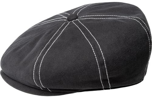 Kangol Unisex Heavy Washed Cap Baskenmütze, Schwarz, 54