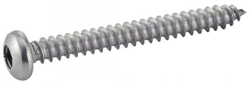 ACTON Vis à tole tête cylindrique empreinte carrée - Inox A2 4,8x120 mm - Boîte de 100 - Vis, pointes, boulons