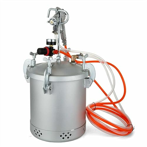 10 Liter Farbsprühsystem Druckbehälter, Farbsprühgerät, Farbsprühgerät, Farbtank, Farbdruckbehälter, Farbspritzen auf Wasserbasis für Innen- und Außenprojekte.