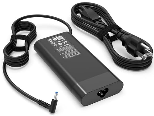 Ruilezyo 150W Laptop Charger Compatible with HP ZBook 15 16 17 15U 15V Fury G7 G8,Studio Power G9/G8/G7/G6/G5/G4/G3,OMEN Pavilion Victus AC Adapter Power Supply Cord