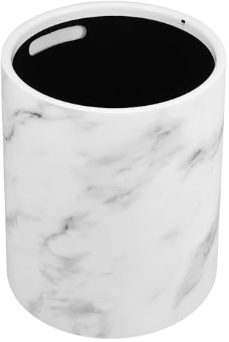 HOLIDYOYO Poubelle De Bureau En Marbre De Capacité De 12 L Élégante Pour Salle De Bain Salon