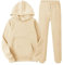 Survêtement Homme - Ensemble Compression Homme Sweat Sport Hooded et Pantalon 2 Pièces Veste À Capuche Avec Fermeture Éclair Cordon de Serrage décontracté, Fitness Ensemble d'hiver