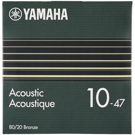 Yamaha Acoustic Guitar Strings, Extra Light (010047), 80/20 Bronze GSA10