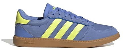 adidas Breaknet Sleek Shoes, Leather Upper, Blue