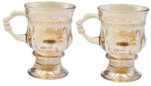 OKUMEYR Calice Da Vino in Bicchiere Da Whisky Elegante Set Da 2 Pezzi Casa Per Bere Vino E Whisky