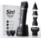 MIFXIN 5 en 1 Rasoir électrique pour femme, rasoir électrique indolore, étanche IPX7 pour corps, jambes, pièces privées, rechargeable (Noir)