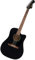 Fender California Debut Redondo Dreadnought mit Cutaway CE-Akustikgitarre, Fichtendecke, schwarzem Schlagbrett, Black