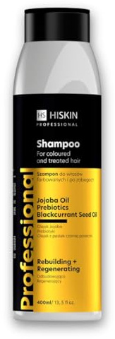 HiSkin Professional Shampoo for Coloured & Chemically Treated Hair – Colour Protection with Jojoba Oil & Prebiotics, Hydrates & Revitalises (400ml)