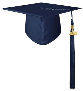 Graduation Cap Adult, Graduation Gifts Phd Hat University Academic mortarboard (Bachelor) Hat for Bachelor 2025 Unisex Decorations 2025 for College Navy