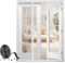 Zanzariere per Porte Finestre Scorrevole A Rullo 150x225cm Bianco Anti-zanzare Anti-insetti Tenda Zanzariera Finestra Porta
